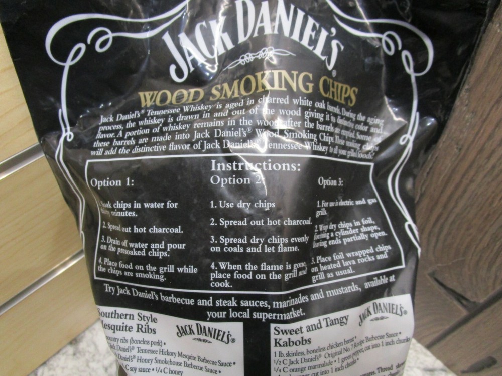 Big Green Egg Jack Daniels Whiskey Chips