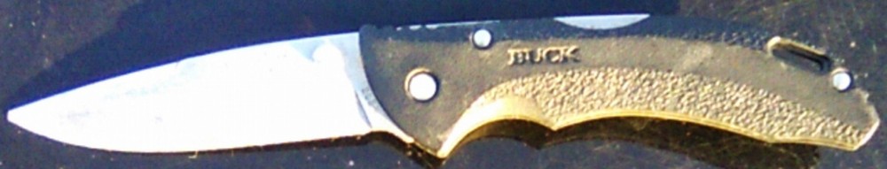 BUCK USA 285+ BLACK LOCKBACK FOLDING POCKET KNIFE!