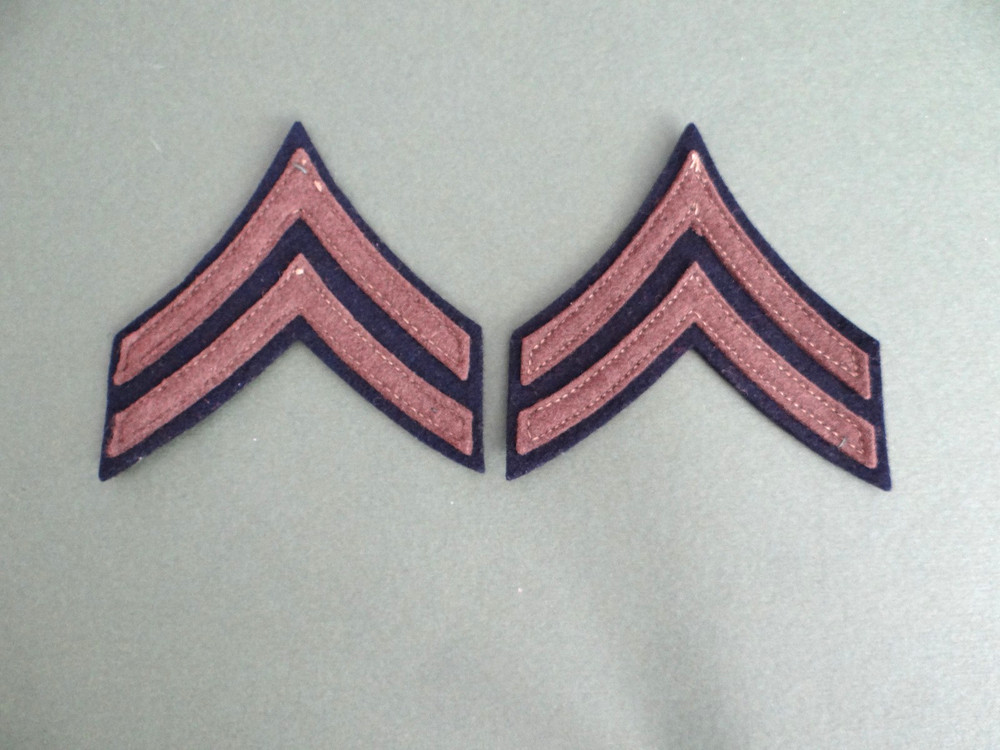 Original Early WWII US Army Corporal Rank Chevrons - Felt