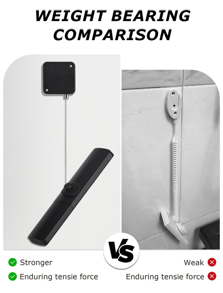 MERDTTES 6.5 Ft Retractable Remote Control Tether Locks, Security 2 PCS