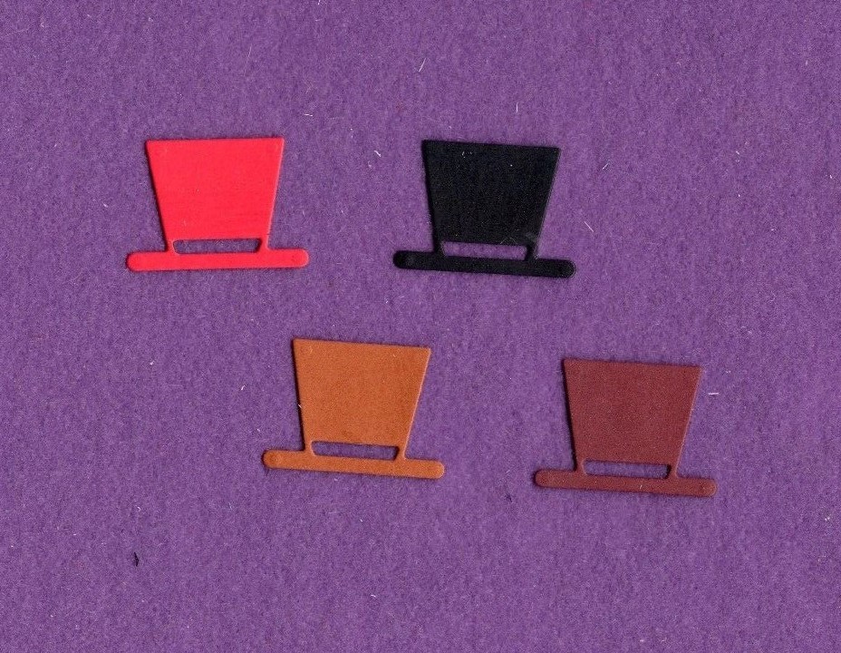 TOP HAT # 2 die cuts scrapbook cards