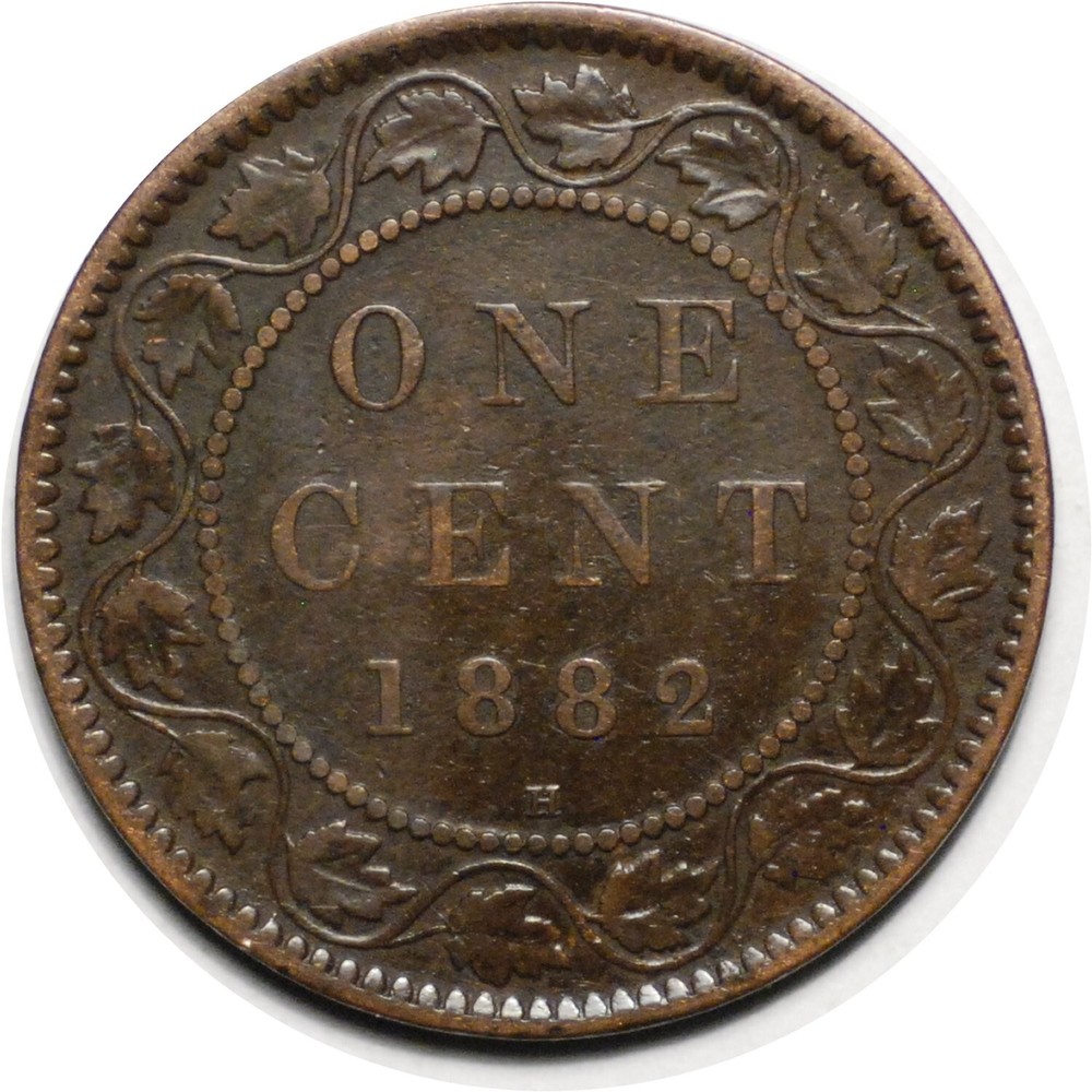 1882-H CANADA LARGE CENT - VG - #158