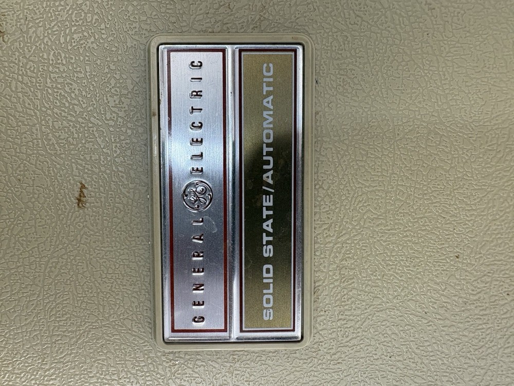 Vintage General Electric Portable Record Player, Solid State Automatic 4-Speed