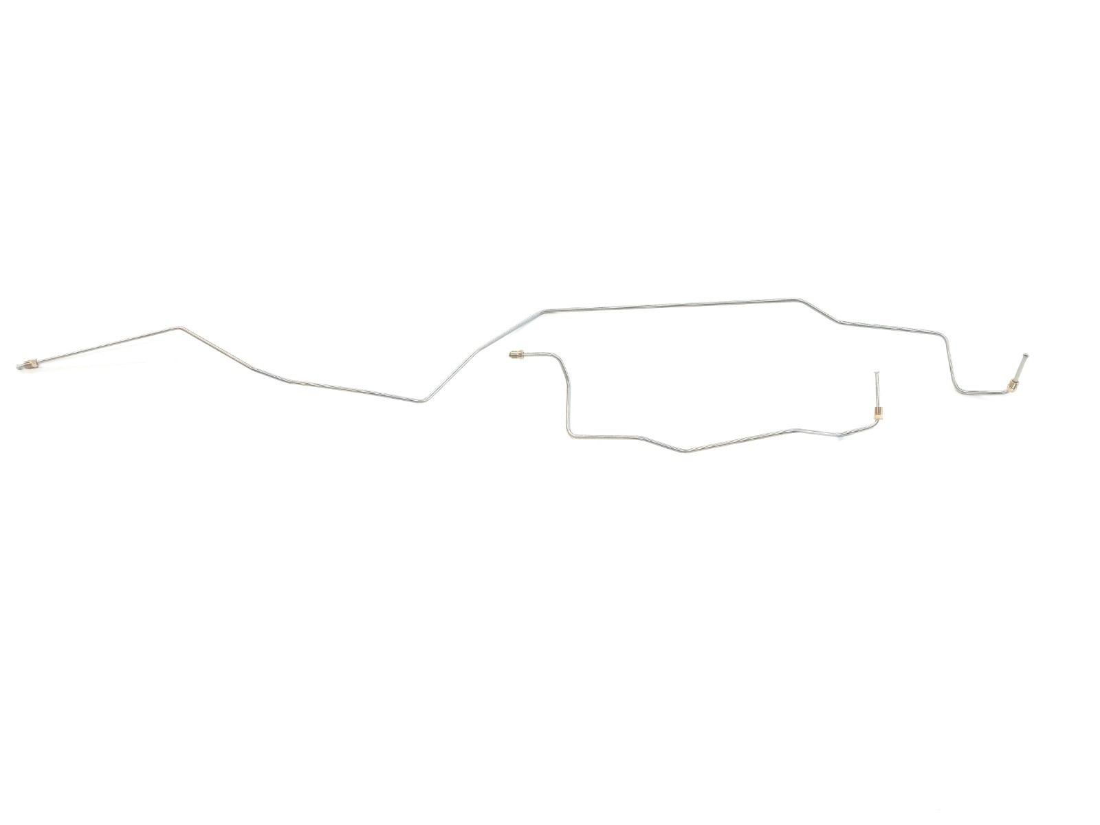 Galfan Coated Steel Rear Axle Brake Lines Fits 99-06 Silverado/Sierra 1500