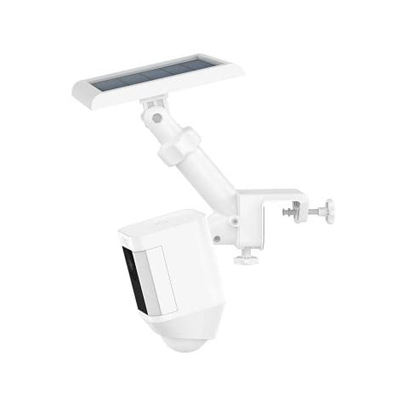 Gutter Mount for Cameras and Solar Panels - White
