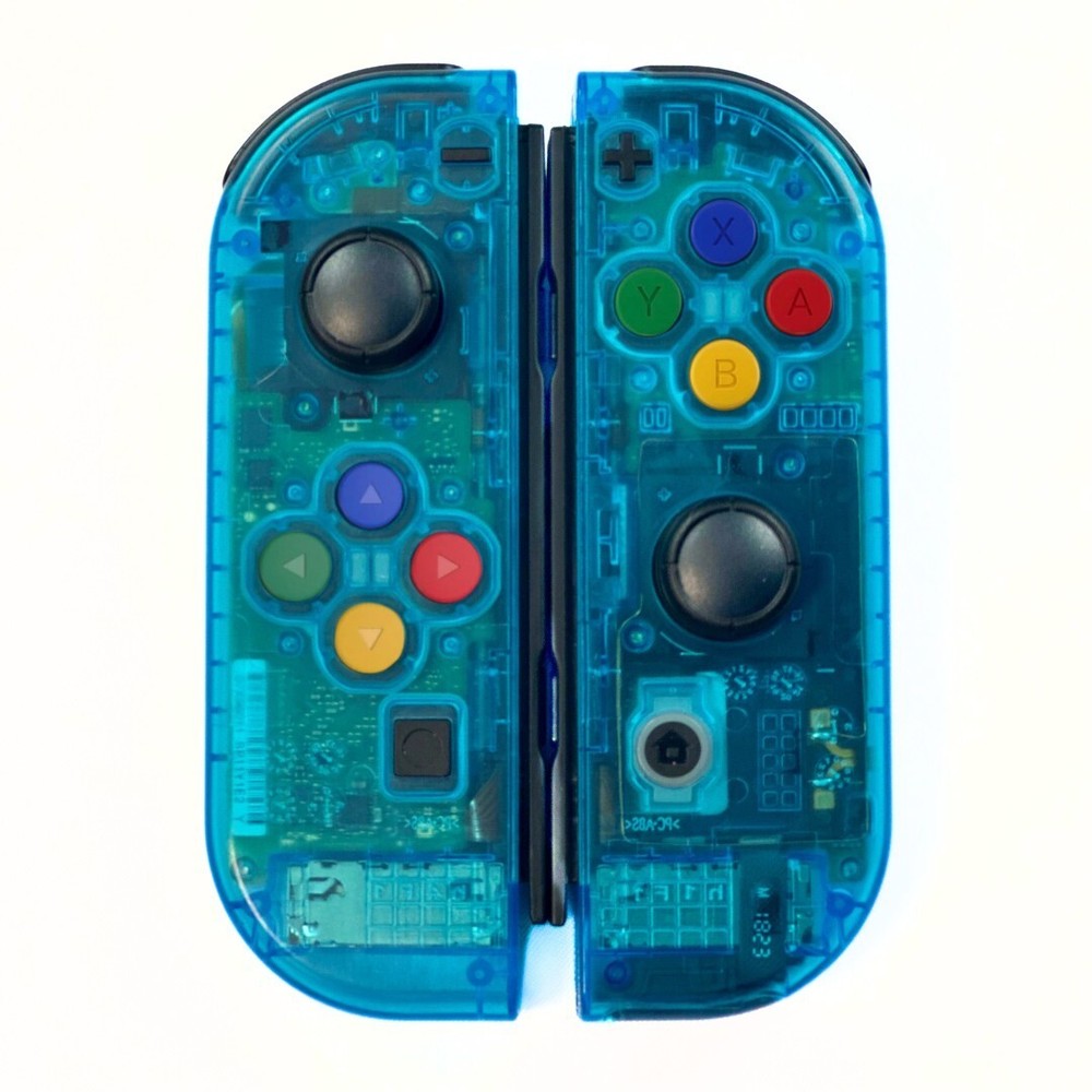Clear Custom Never Drift Hall Effect Nintendo Switch Joy-Cons OEM Authentic