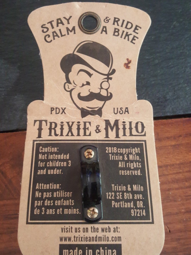 Trixie & Milo Bicycle Bell ROCKET BOOSTER New