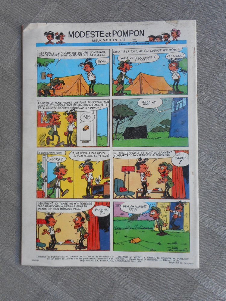 Hebdo Tintin 1St Series No. 917 Correct Condition