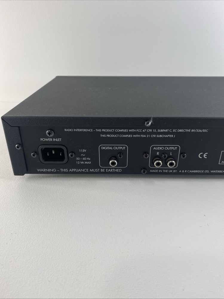 Audiophile Arcam Alpha One Compact Disc Player Tested