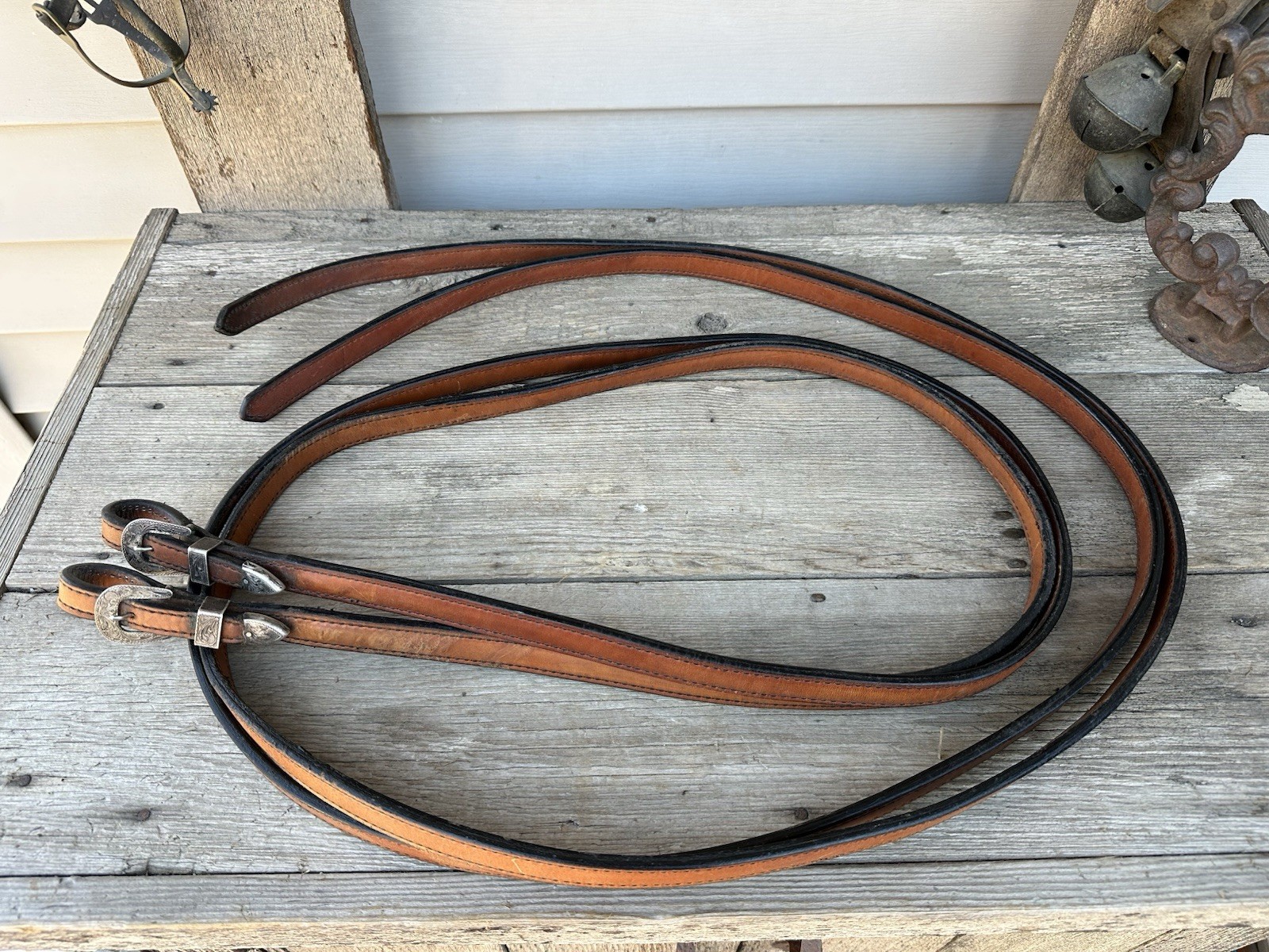 Horse Tack - Broken Horn Leather Western Split Reins