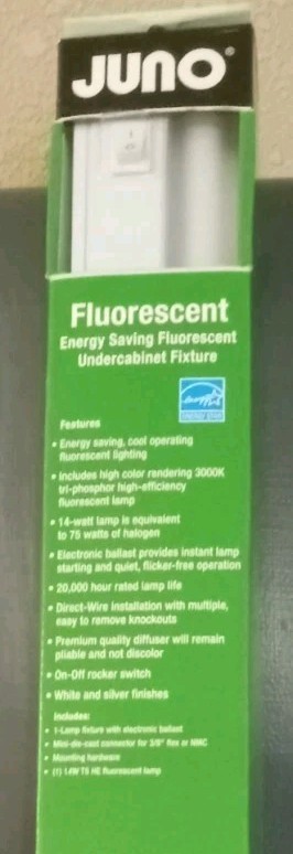 Juno 22" Undercabinet Fluorescent Lighting 3000K