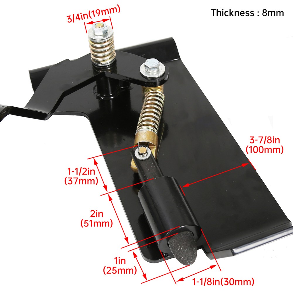 Skid Steer Loader Plate Latch Box Quick Attachment Conversion Adapter Weld On