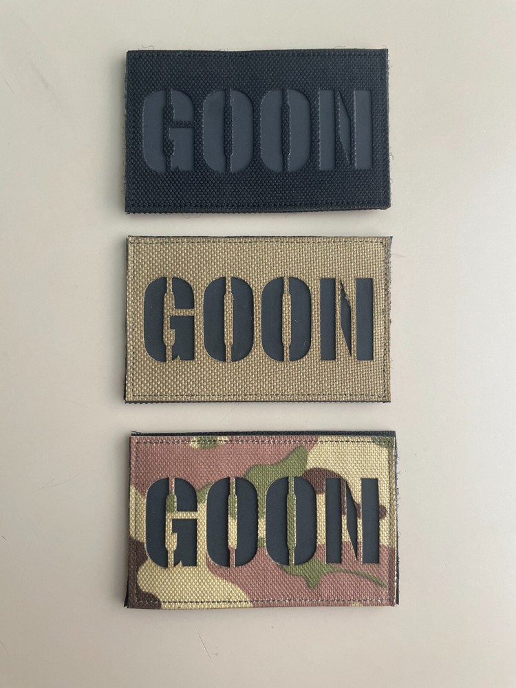 Goon Reflective IR Funny Military Tactical Morale Hook and Loop Patch 2"x3"