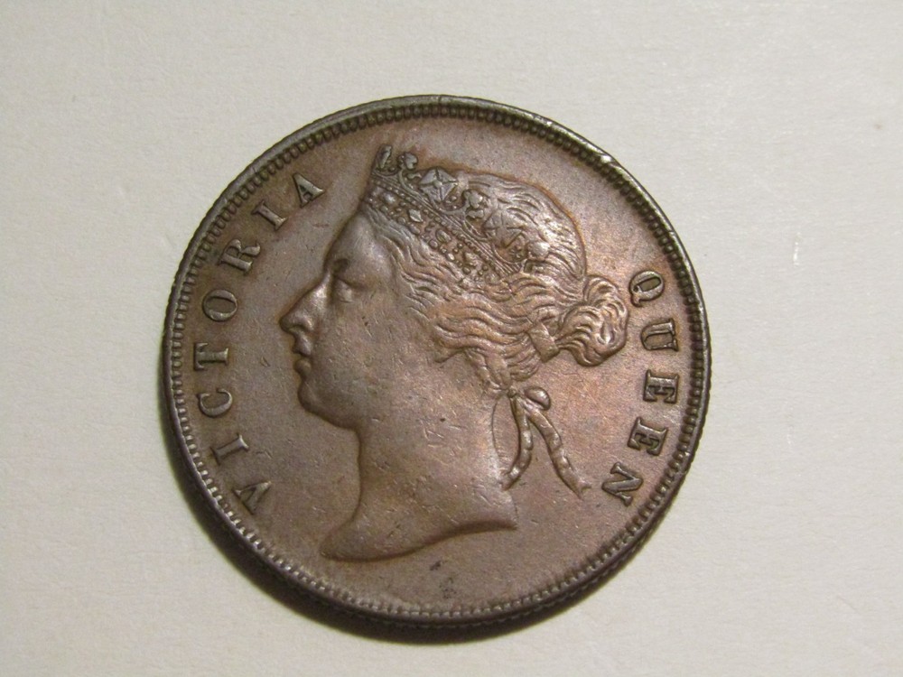 Malaysia Straits Settlements 1901 1 Cent Bronze Coin