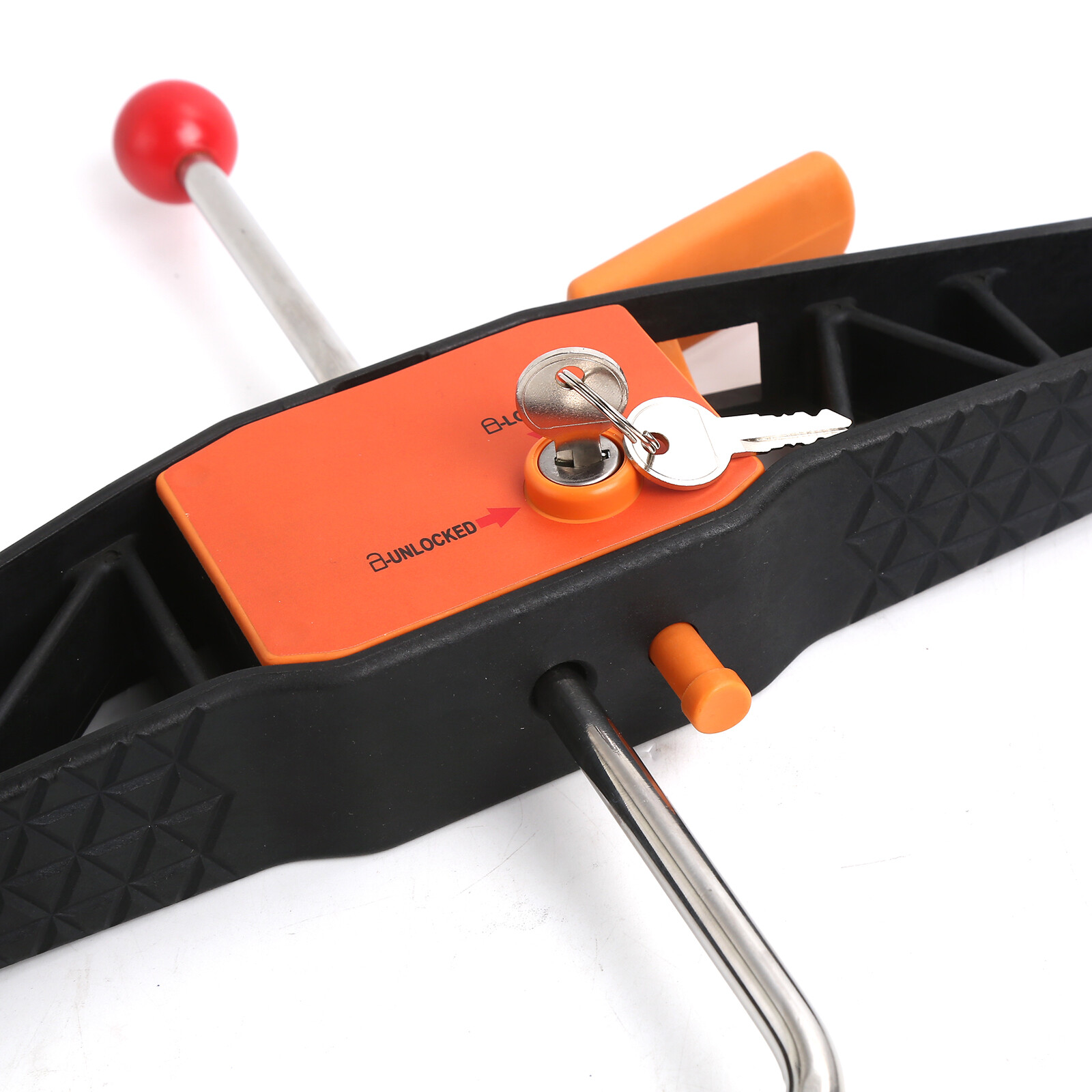 Safe clamp Lockable Ladder Clamps Van Roof Rack Wide Safe Clamp 1 Pair Adjustabl