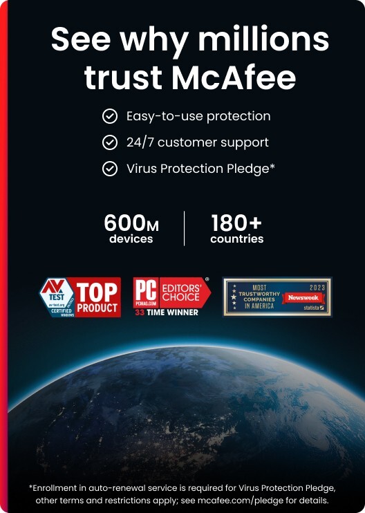 McAfee Total Protection 2025 | Antivirus Internet Security Software | Download