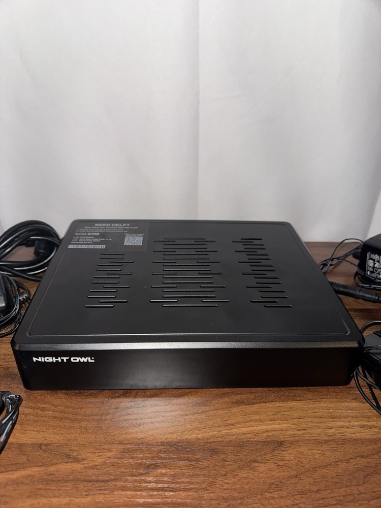 Night Owl DVR-BTD8-8 8-Channel Security Camera W/ Mouse & Cords - Untested