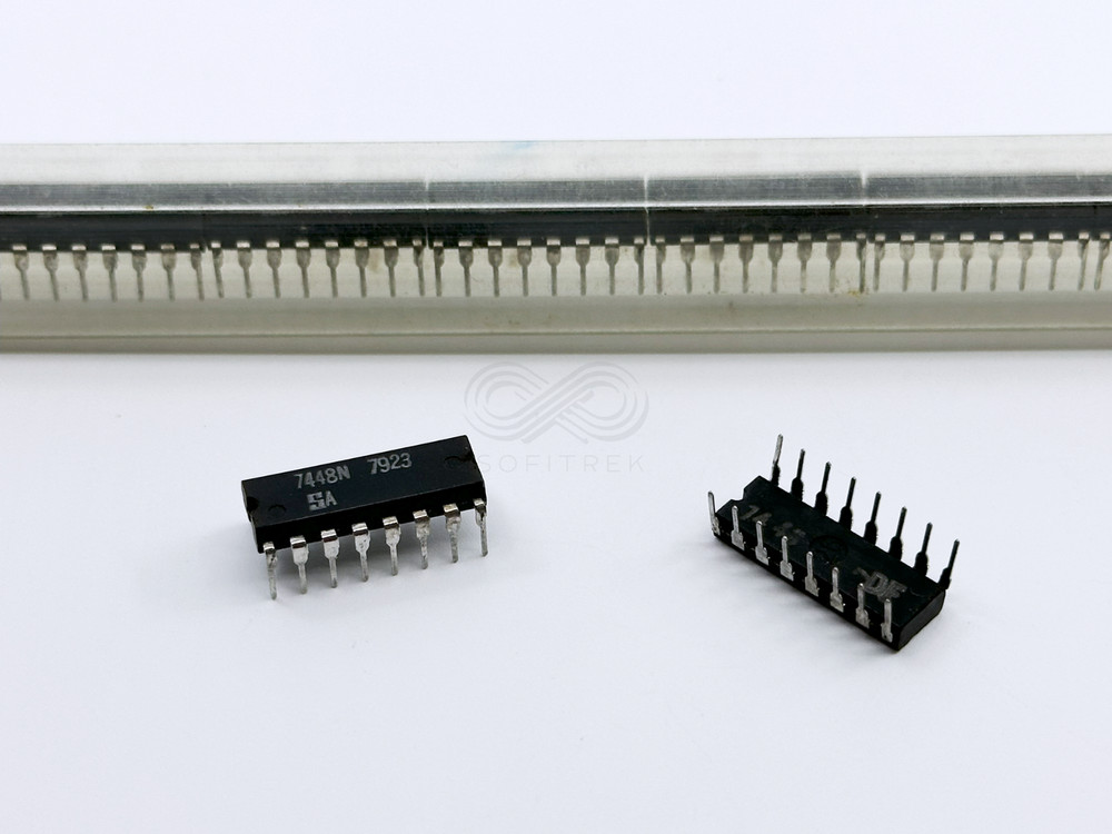 5X 7448N SA BCD to 7-Segment Decoder/Driver TTL DIP-16 Display Logic IC SN7448N