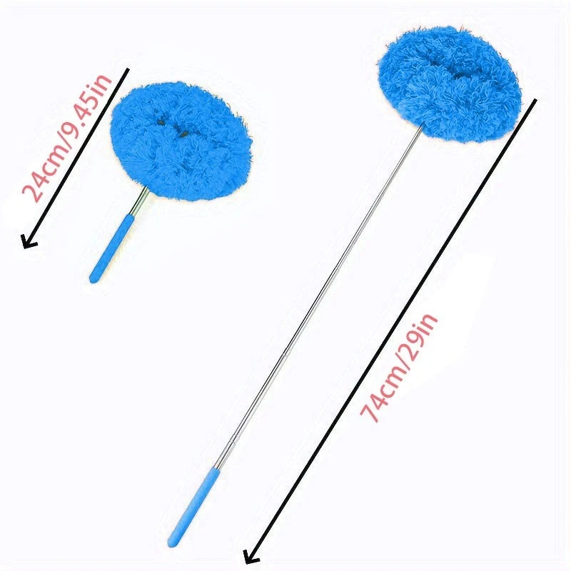 Ceiling Fan Duster with Extension Pole-Detachable Washable Microfiber, Decor