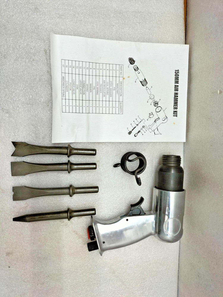 7 PC SHORT BARREL AIR HAMMER KIT