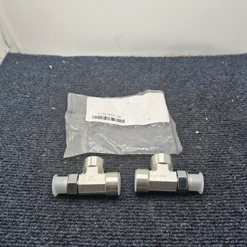 (QTY 2) Tee Adapter 3E-7410