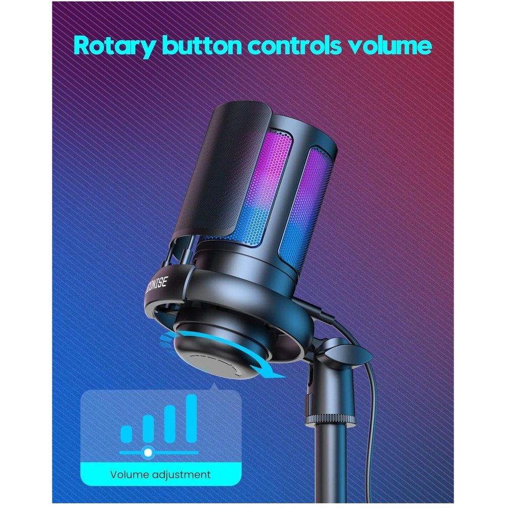 Streaming Microphone for PC - Compatible with PS4/5