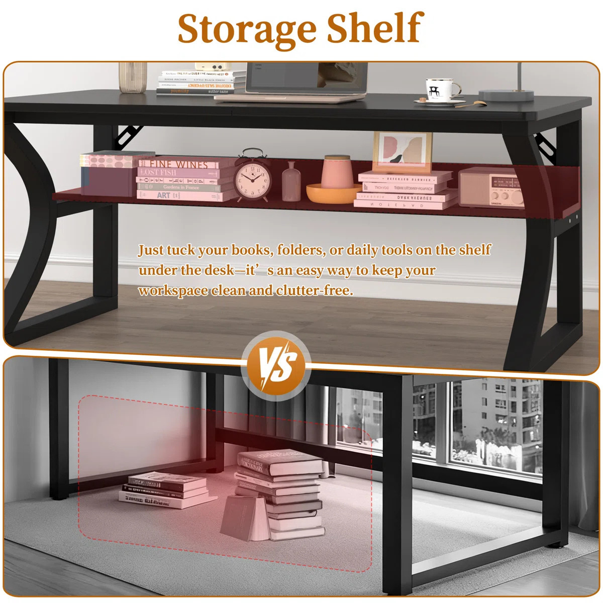 Writing Table Modern Study Work Computer Desk For Home And Office