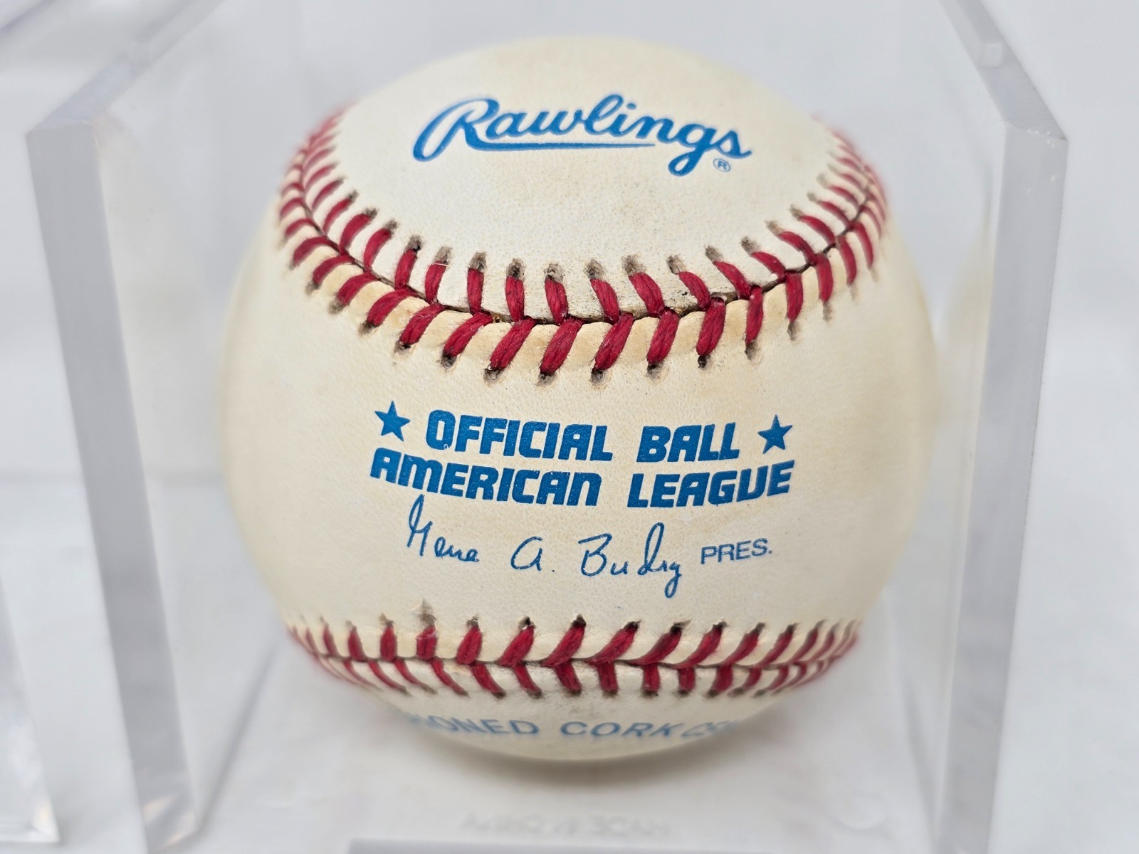 Luis Aparicio Signed Rawlings Official American League Baseball Auto COA