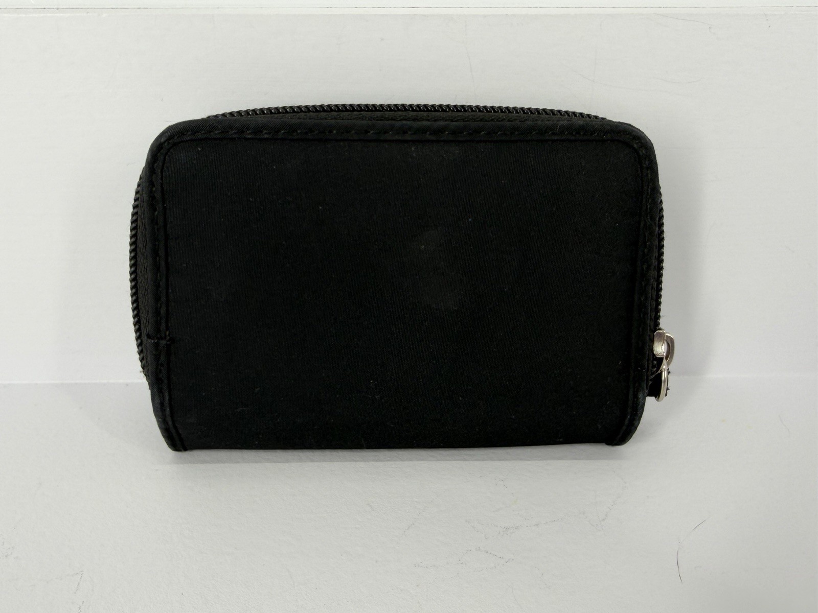 Vintage Disney Tinkerbell Small Black Cloth Wallet (see Description)