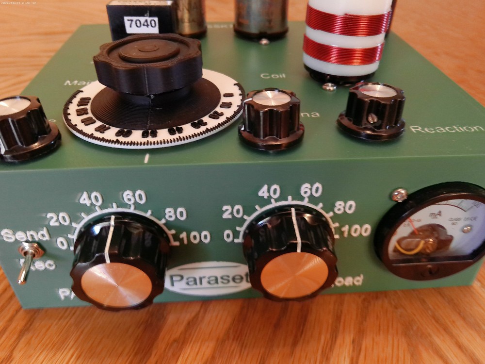 Schematic Only 40/30/20 Meter Paraset QRP Transmitter/Regen Receiver