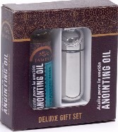 ANOINTING OIL HOLDER-SILVER (BOX GIFT SET)