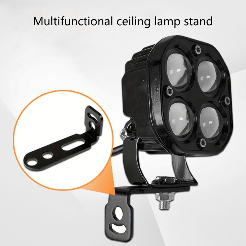 Motorcycle Light Mounting Bracket Quality Vibration Proof Design Easy Setups