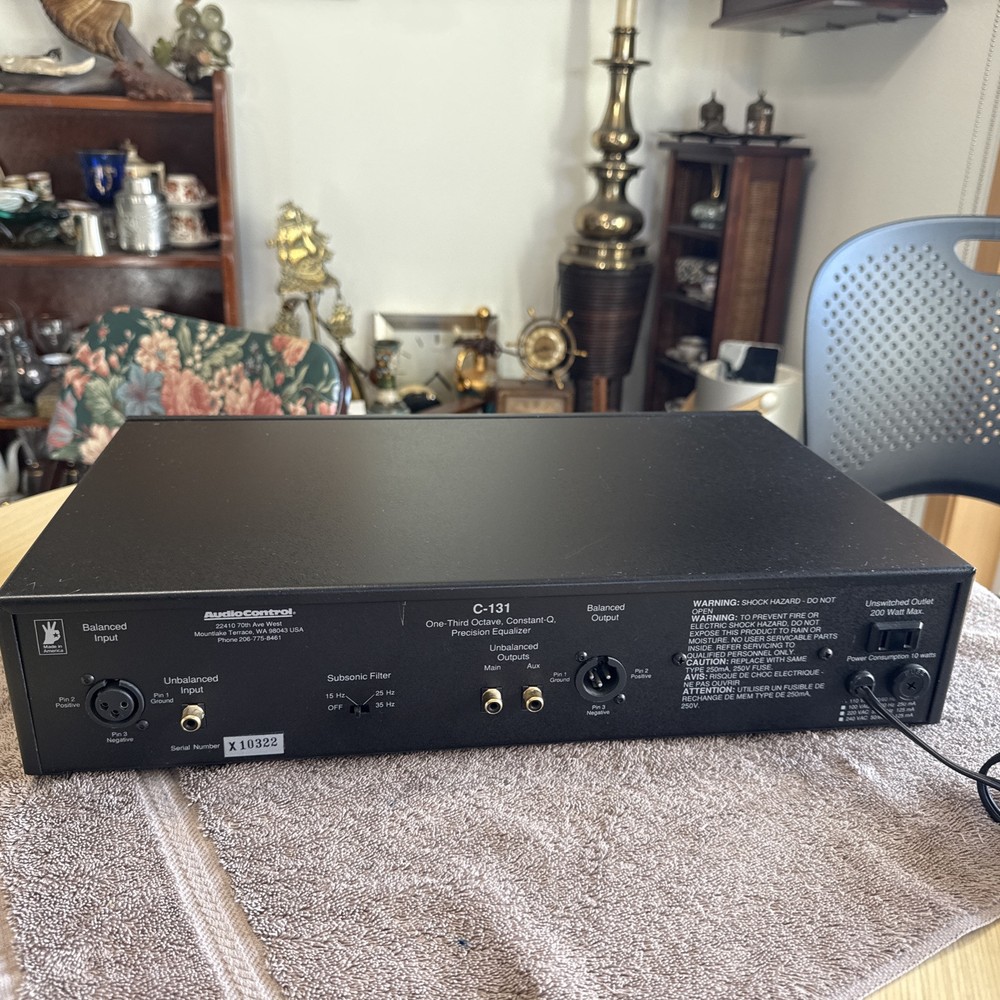 AudioControl C-131 One-Third Octave Constant Q Precision Equalizer