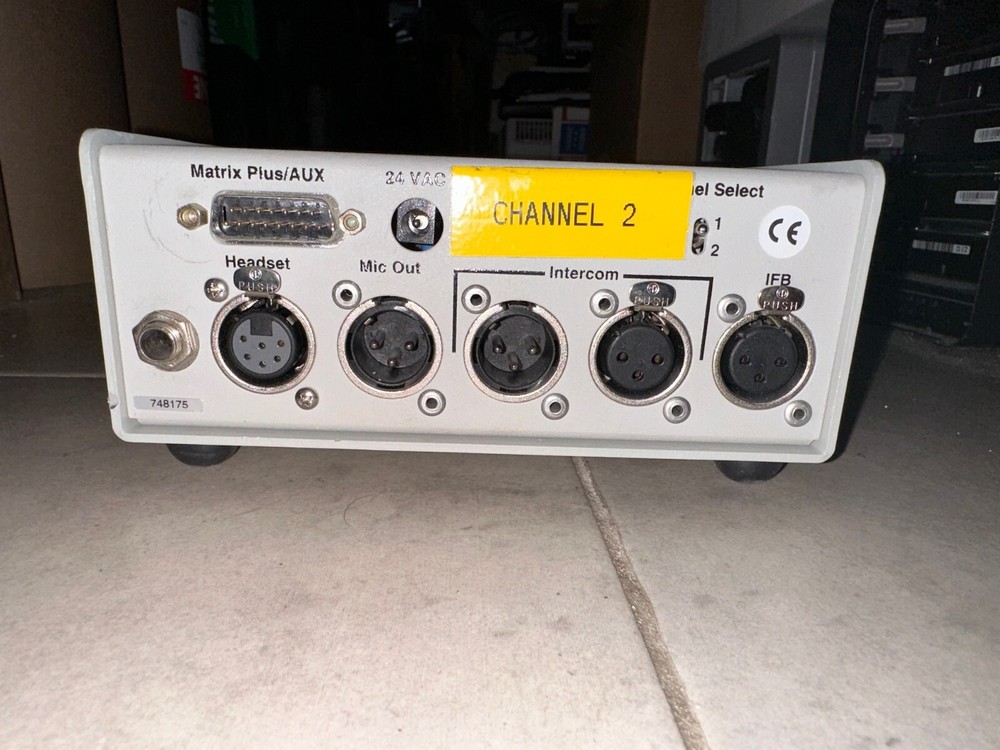 Clear-Com Encore Intercom System AB-100 On-Air Announcer Console