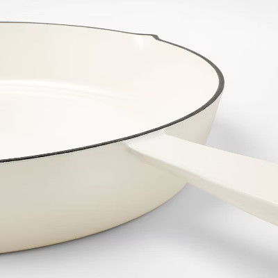 12" Enamel Skillet Cream - Figmint