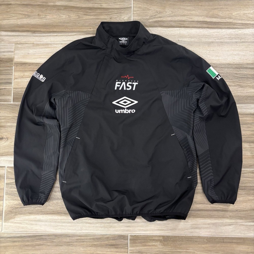 Umbro x McGregor Medium Custom Track Jacket Windbreaker Black