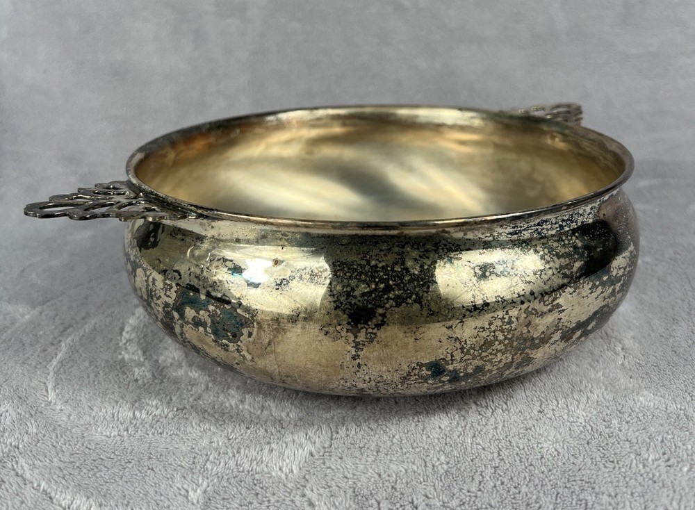 The Sheffield Silver Co Silver 8 1/4" Serving Tray 1126