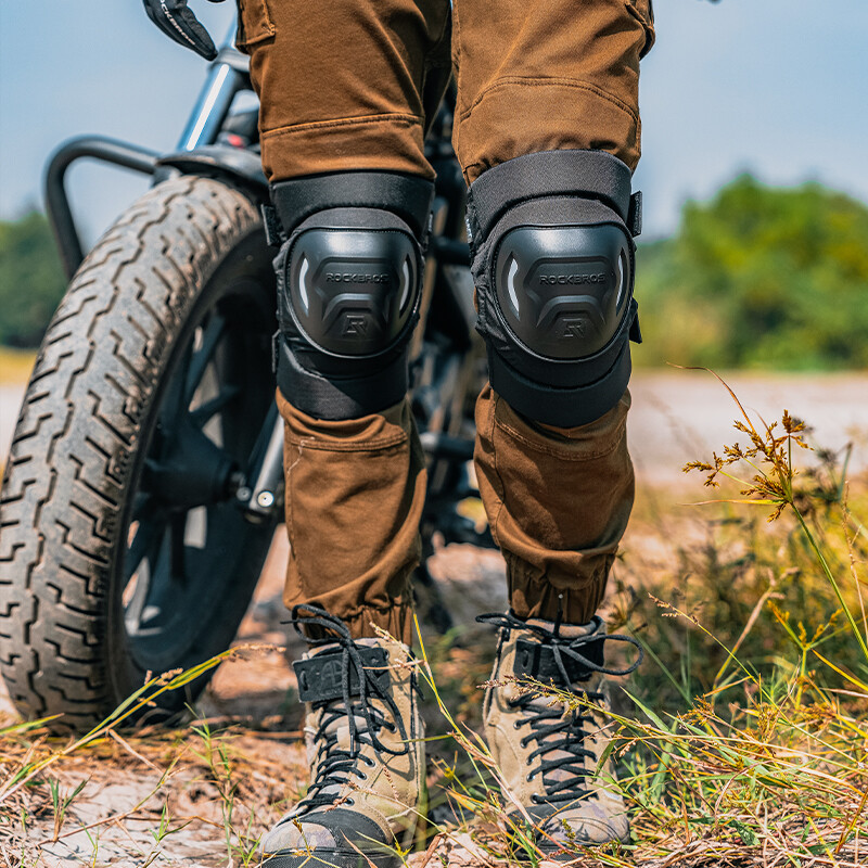 ROCKBROS Motorcycle Knee Pad Windproof Warm EVA Protective Gear Shockproof