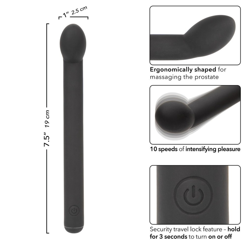 Dr Joel Kaplan Rechargeable Vibrating Prostate Massager Anal Probe Vibrator Plug