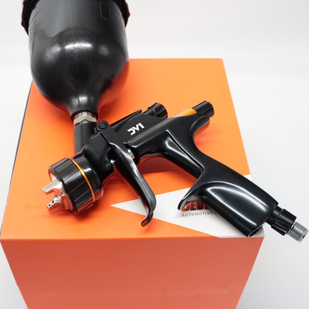 For Devilbiss DV1-B1+ 1.3mm 600ml Cup Car Basecoat Non Digital Gun Base Gun
