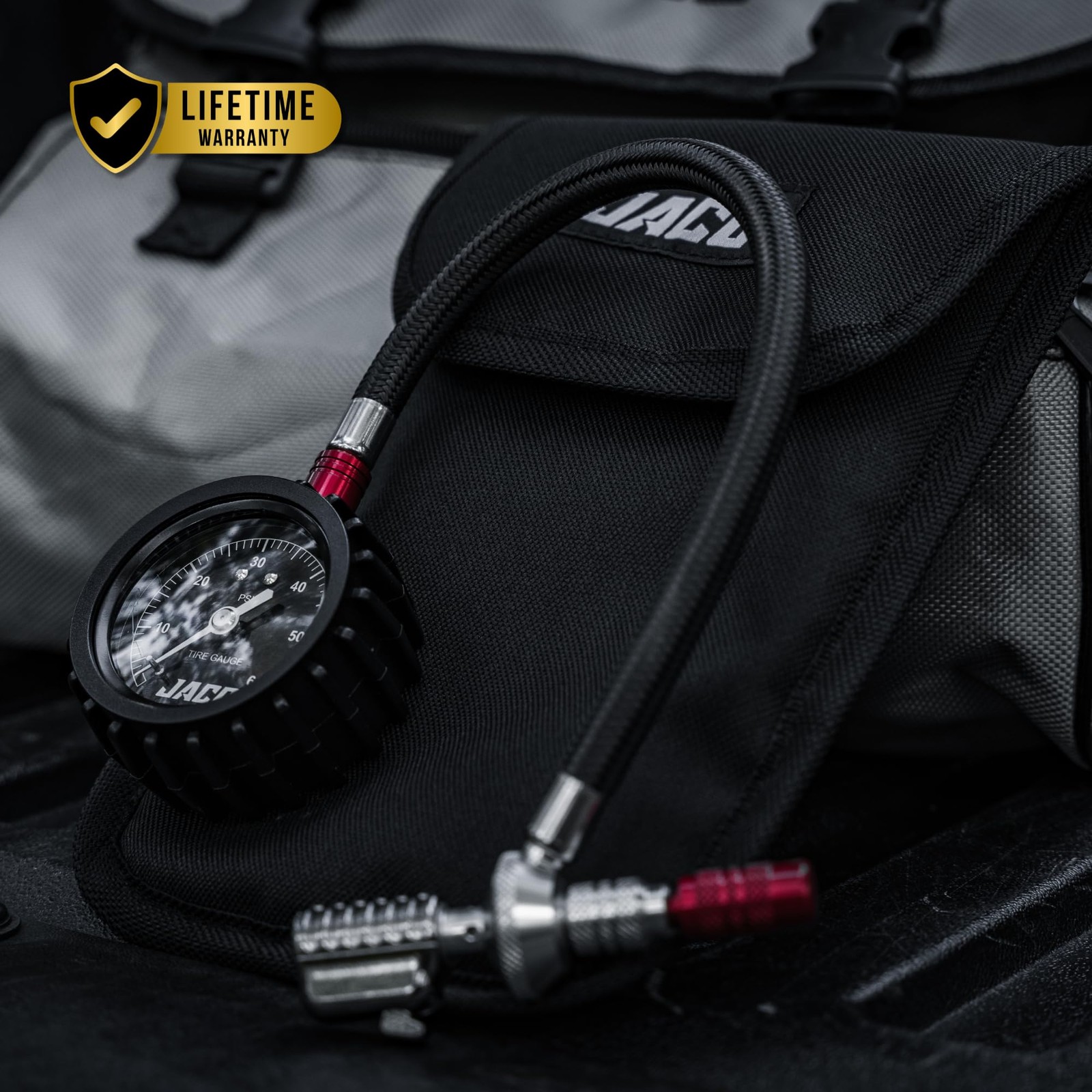 JACO Lightning RX4 Tire Deflator with Gauge | Rapid Quick-Connect Off Road...