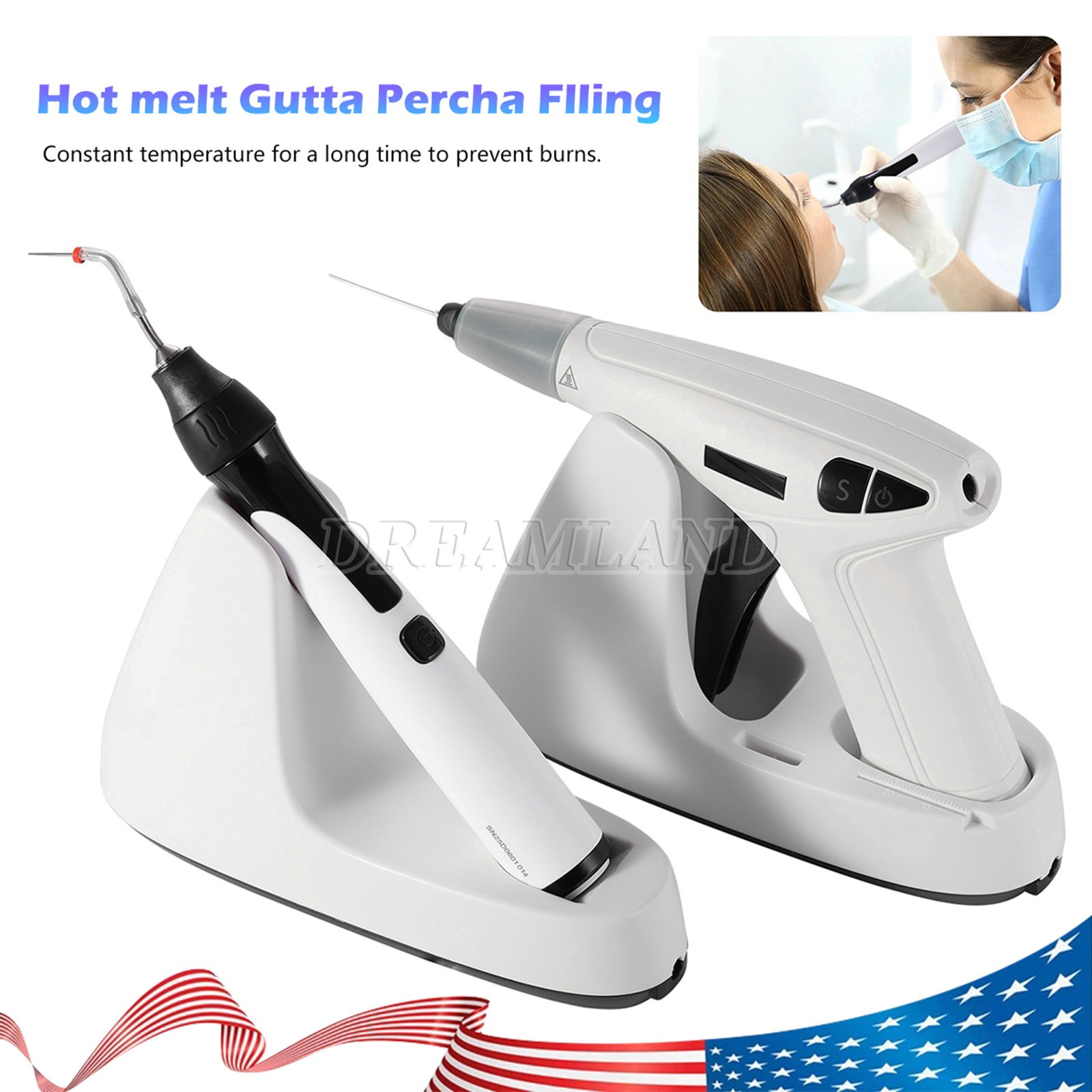 Dental Endo Gutta Percha Obturation System Root Canal Cordless Heated Gun Pen