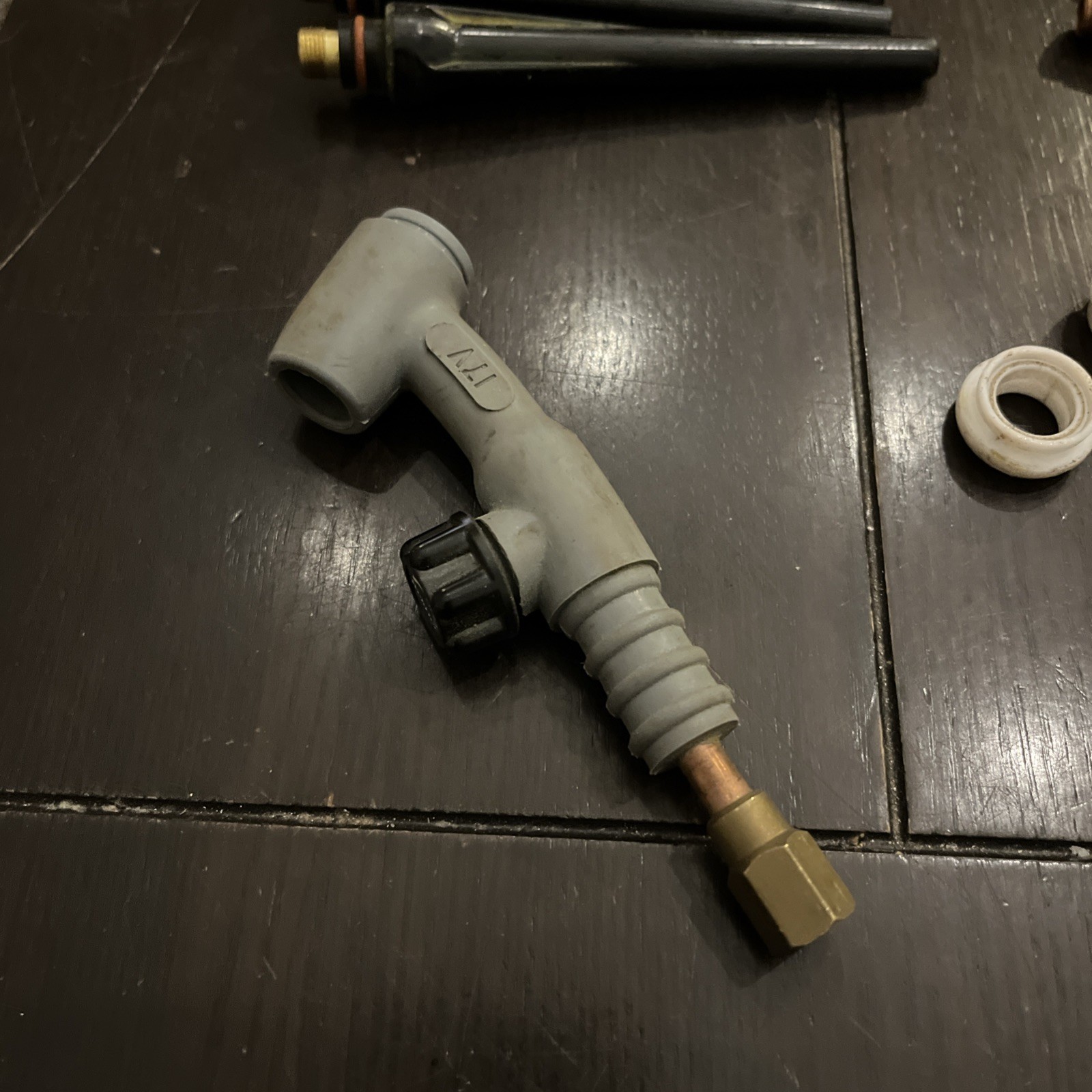 Weldtec WT-17V Torch Body Flex Valve Gas + Ceramic Nozzle Tips Cups Collet Kit