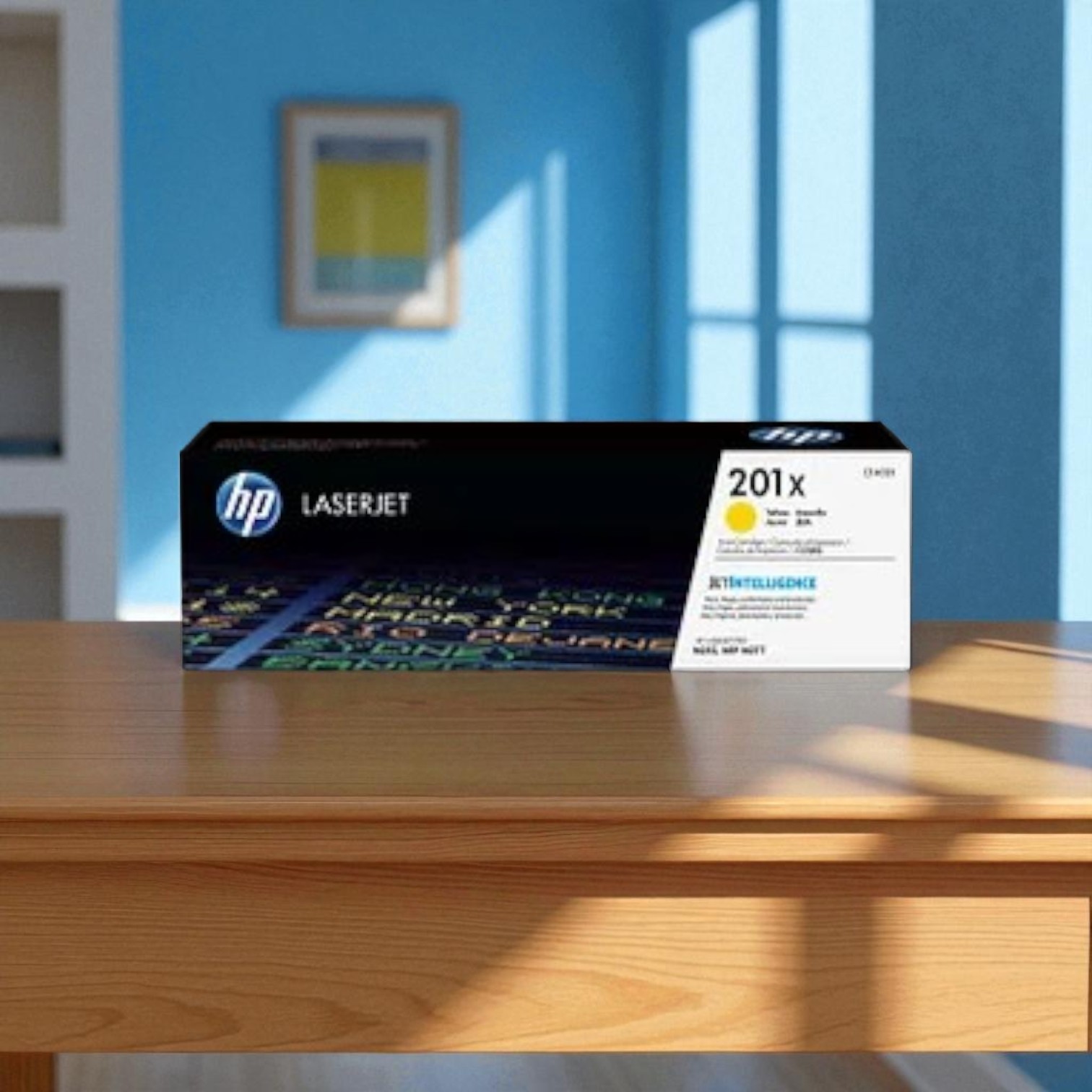 HP 201X High Yield Yellow Original LaserJet Toner Cartridge CF402X