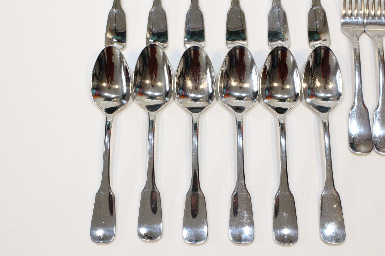 15 Piece Lot Ginkgo Helmick Alsace Stainless 18/8 Flatware