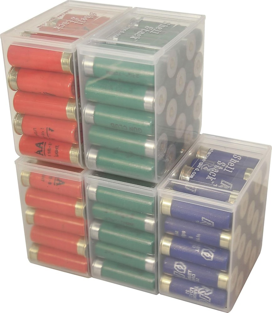 Clear 25 Round Shotshell Storage Box