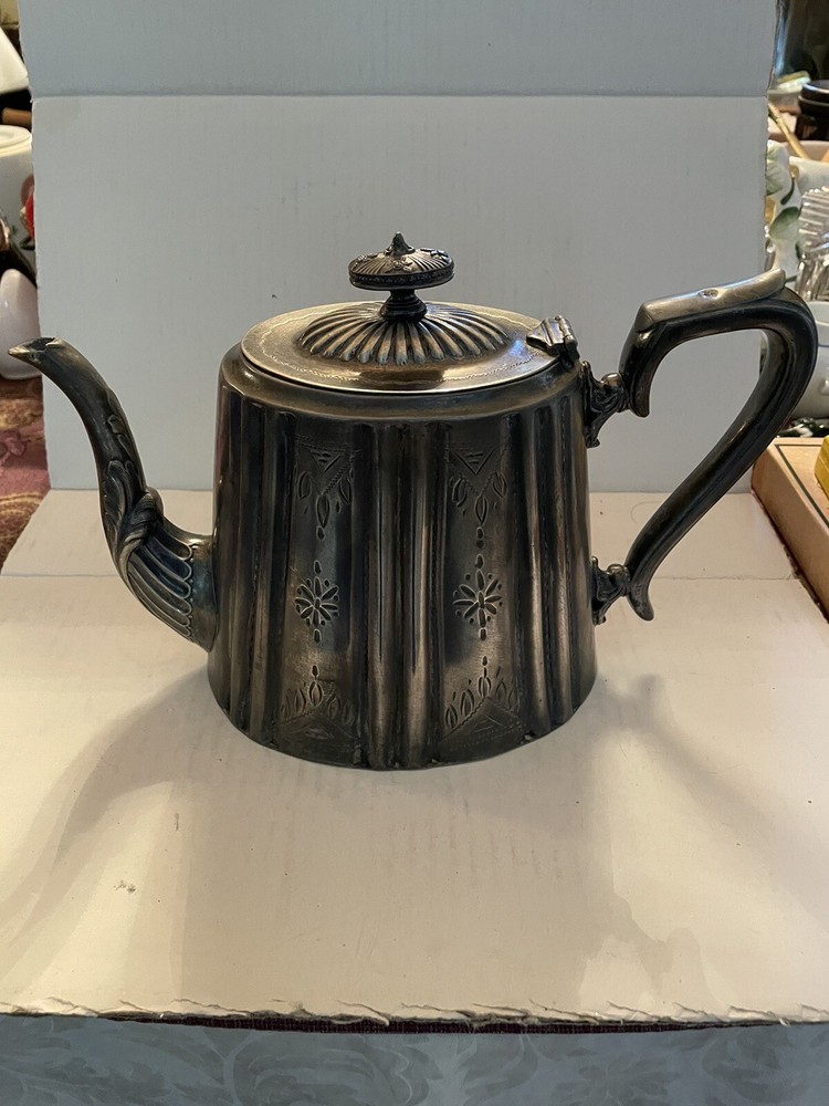 Antique Sheffield Silver Plated Teapot