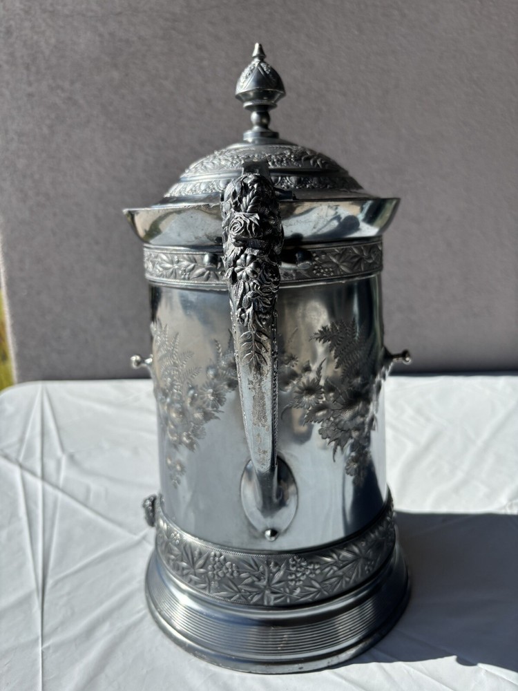 Meridian Silver Plate Pitcher 1868