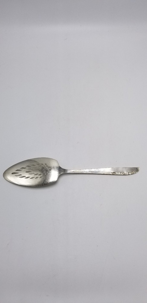 Oneida "Brittany Rose" Silverplate 9 1/2 Inch Solid Pierced Pie Server