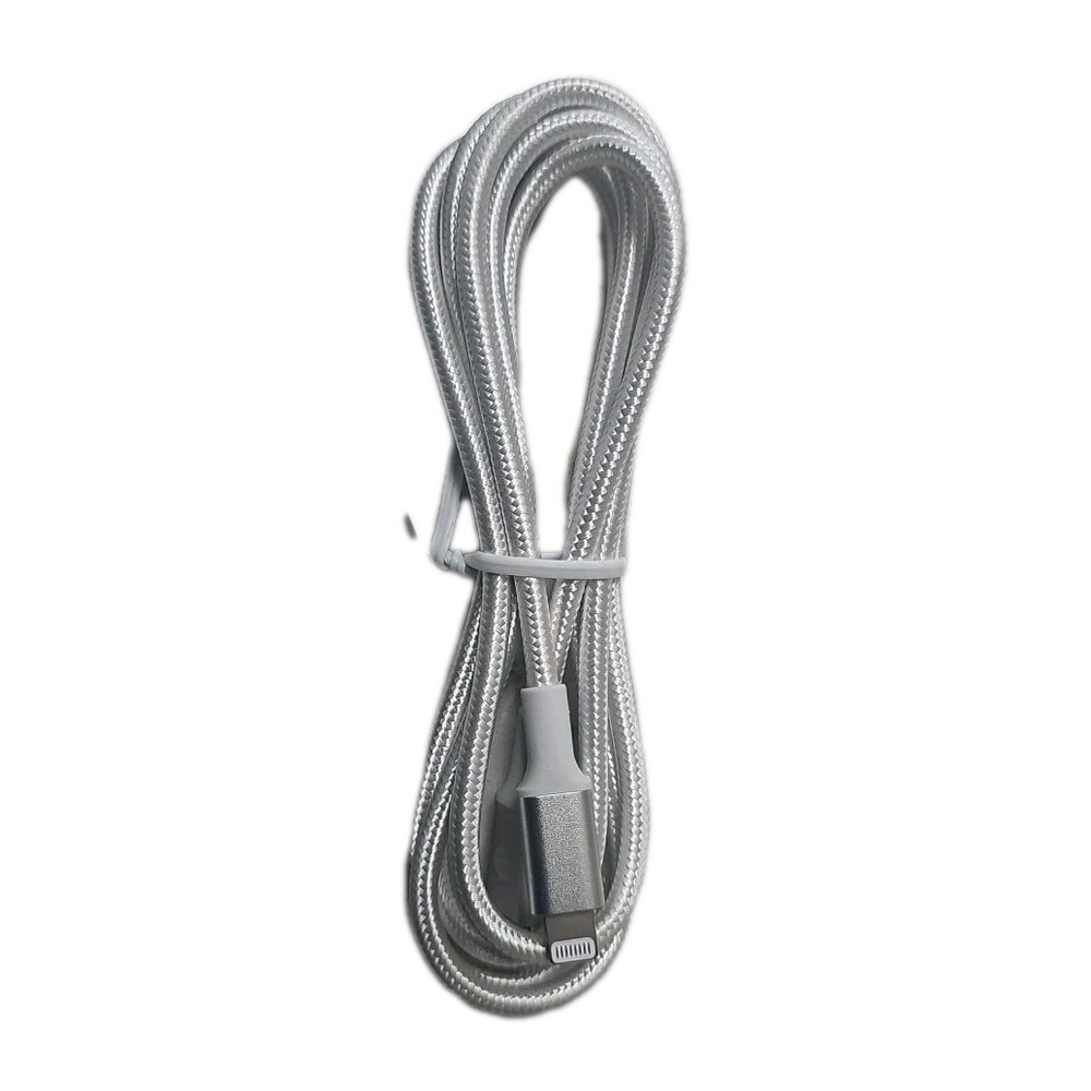 At&t Usb-C To iPhone Cable Braided White
